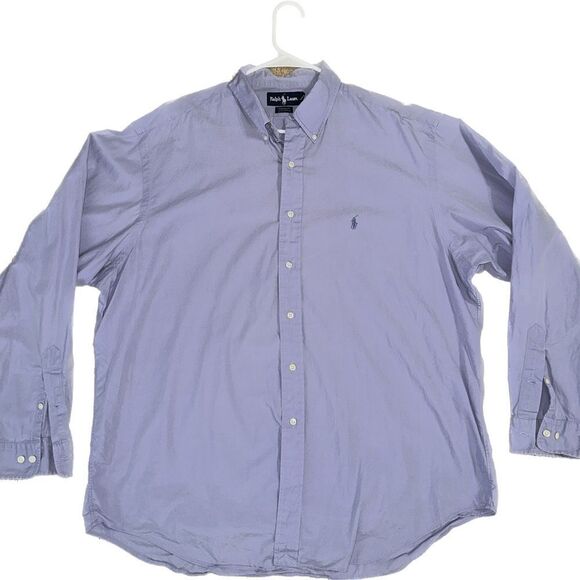 Ralph Lauren Blue Casual Button Down Shirt - Picture 1 of 3